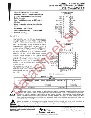 TLC1551IDWR datasheet  